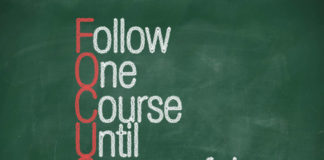 Fokus - Focus - Follow One Course Until Successful